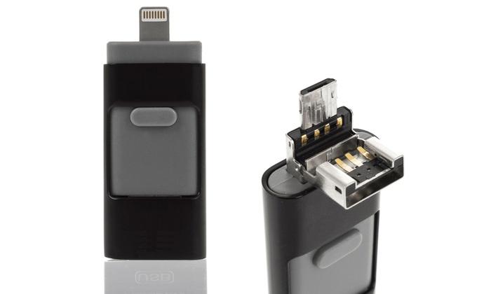 USB i-FLASH 16GB NEGRO